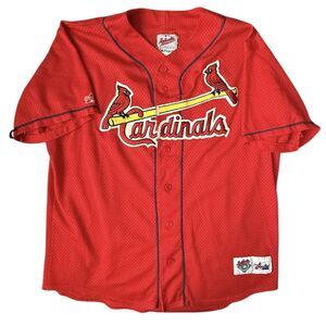 VTG 2000's Authentic Majestic St. Louis Cardinals Mark McGwire Jersey Mens Red L